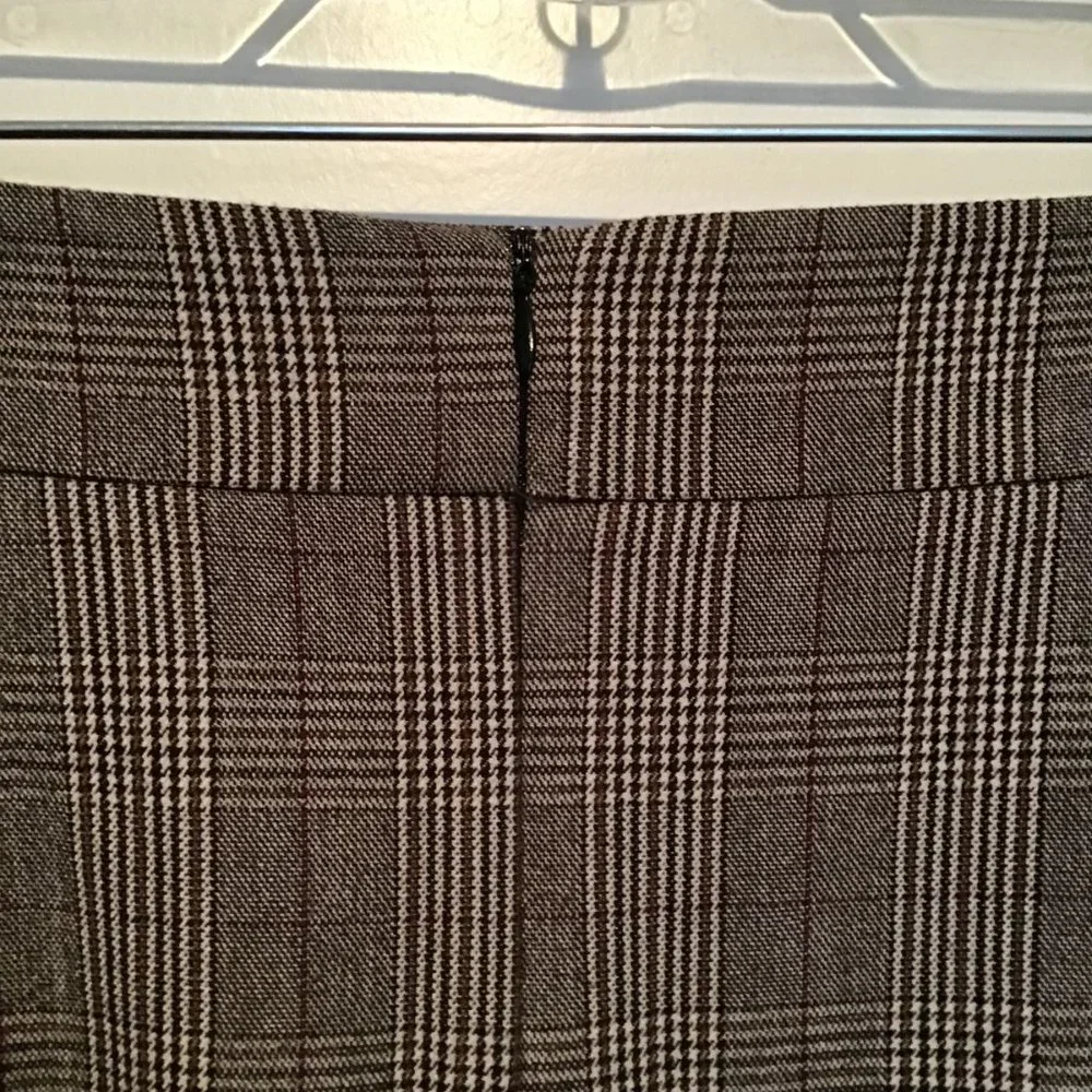 SOYA Concepts Brown Plaid Skirt - Picture 4 of 9